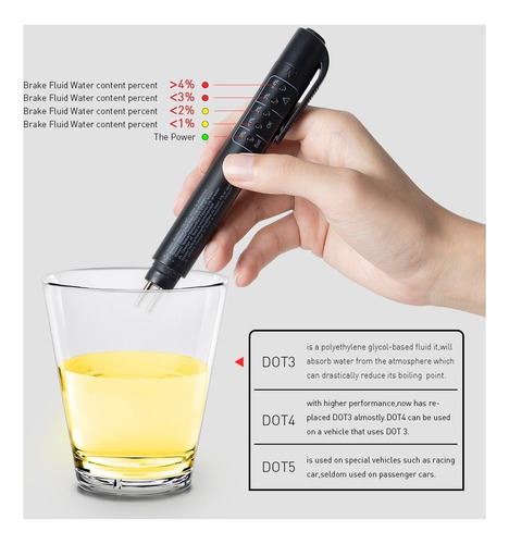 Comprobador, Medidor Tester De Líquido De Frenos