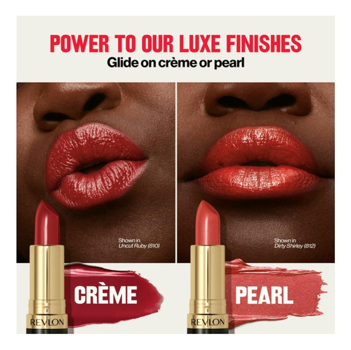 Revlon Lápiz Labial Súper Brillante, Color Labial De Alto