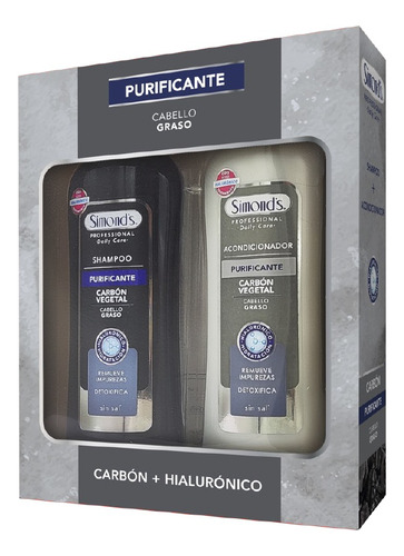  Pack Shampoo + Acond Simond´s Professional Purificante