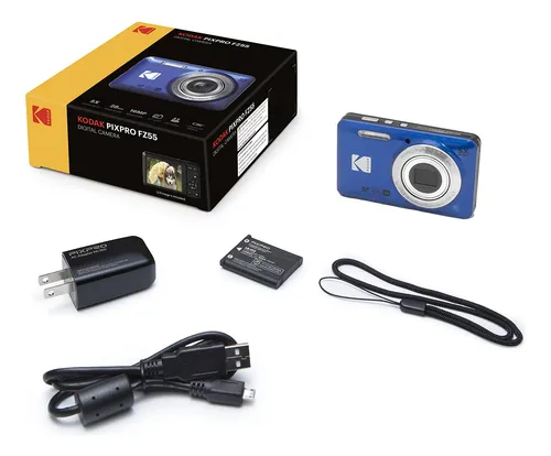 Kodak Pixpro Fz55-bl Cámara Digital De 16mp Zoom Óptico 5.