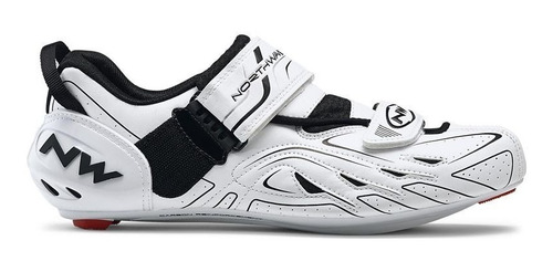 Imagen 3 de 4 de Zapatos Ciclismo Northwave Tri Sonic Blanco T41/us8,5/26,6cm