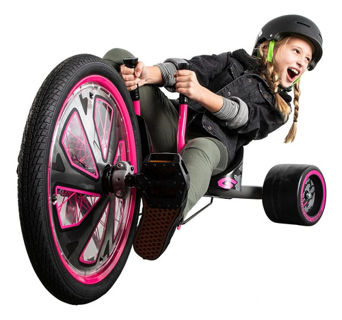 ~? Huffy Green Machine 20 Drift Trike Para Niños, Rosa