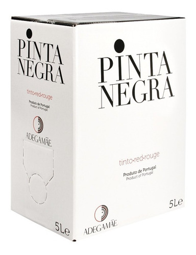 Vinho Tinto Seco Português Pinta Negra Bag In Box 5l