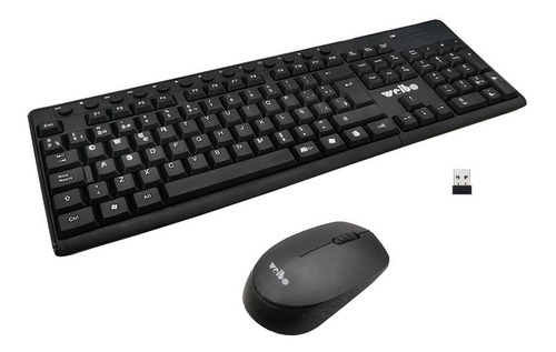 Combo Teclado + Mouse Inalámbrico En Español Ñ Receptor Usb