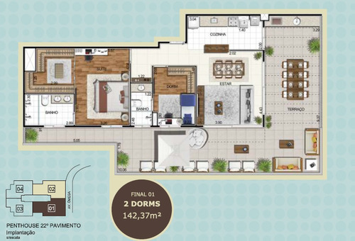 Imagem 28 de 29 de Studio Residencial Para Venda, Empresarial 18 Do Forte, Barueri - St6906. - St6906-inc
