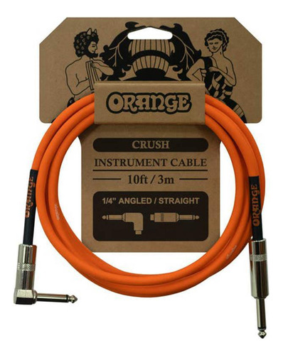 Cabo Orange Crush 3m 10ft P10 Plug L Ca035