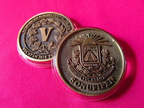 Medalla V Convencion Numismatica Merida Yucatan 2018