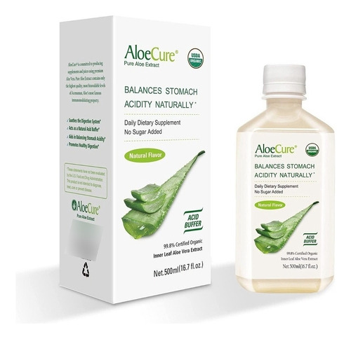 Aloe Cure, Pure Aloe Vera Juice 500ml,