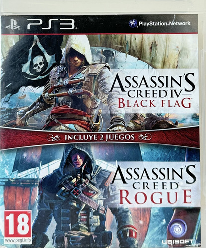Assassins Creed 4 Black Flag & Assassins Creed Rogue Ps3