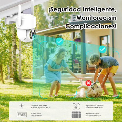 Cámara Seguridad Ip Nanwei C22 Domo Wi-fi 4mp Ptz Nocturna