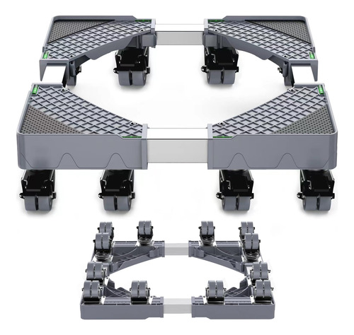 Hqo Lovl - Soporte Movil Para Refrigerador Mejorado Con 8 Ru