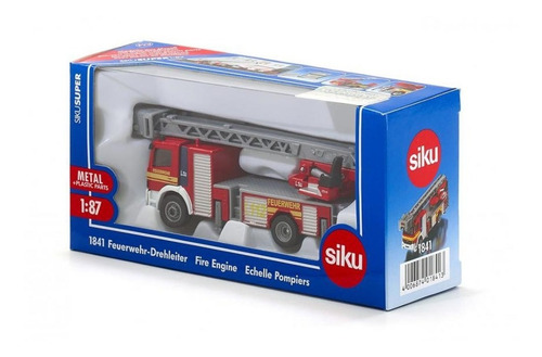 Camion Mercedes Benz Bombero C/escalera -siku 1841 1/87