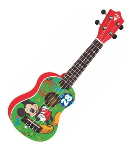 Ukulele Infantil Soprano Phx Mickey Ukp-mk2 Oficial Disney