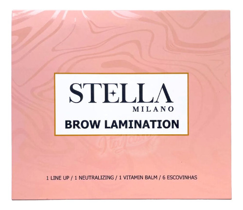 Brow Lamination Stella Milano Kit 3 Passos Para Lash Lifting