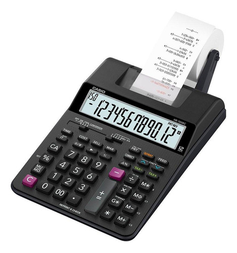 Calculadora Sumadora De Impresión Casio Hr-100rc Oficina