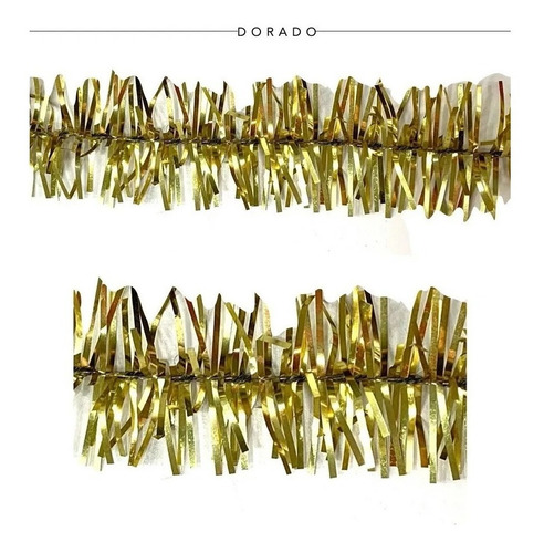 Imagen 6 de 9 de Lameta Colores 6 Cm Pack X 5 - Boa Guirnalda Deco Navidad