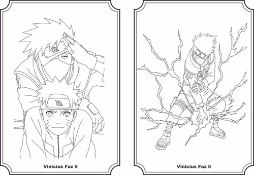 de 40] Desenhos do Sasuke para colorir - Naruto