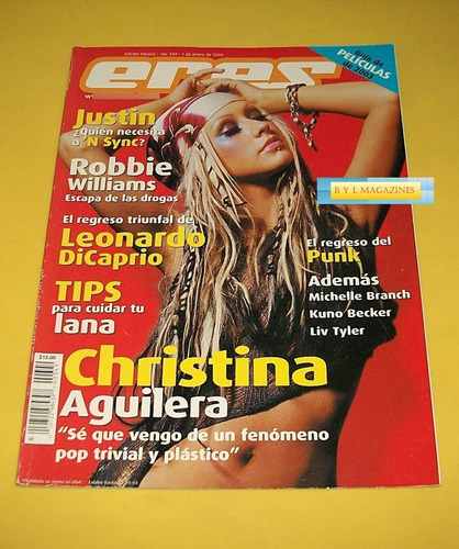 Christina Aguilera Revista Eres Operacion Triunfo Solo 5