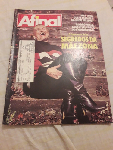 5 Revistas, Sobre Hebe Camargo, Preservadas.