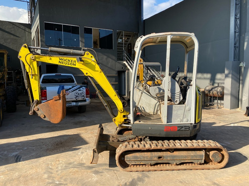 Imagem 11 de 15 de Mini Escavadeira Wacker Neuson 28z3 Ano 2013