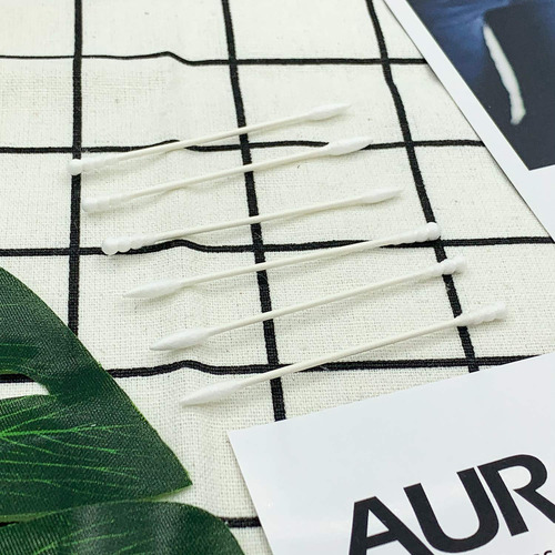 Hisopos De Algodón Para Bebé, Palitos De Papel Para Limpieza