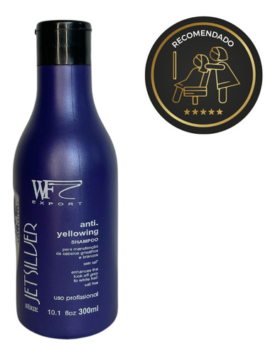 Shampoo Jet Silver Wf 300ml Para Loiros