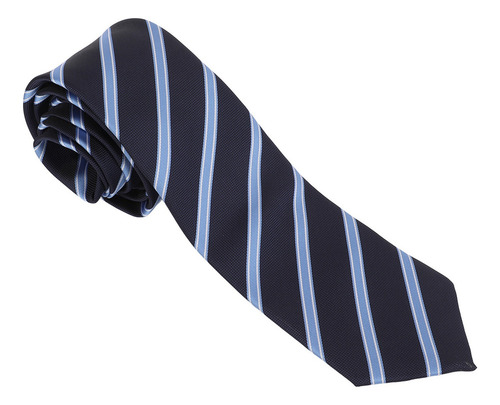 Corbata A Rayas Corbatas Para Hombre Clásico Azul Casual Bus