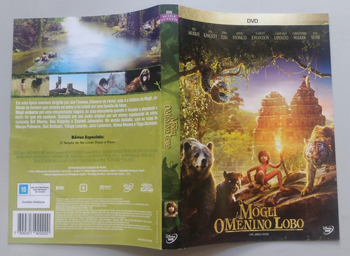 Mogli O Menino Lobo Dvd Live Action Disney Jon Favreau