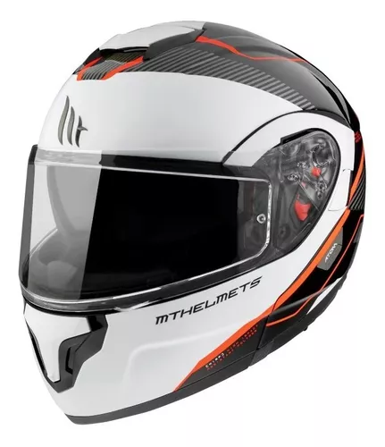 Casco Abatible Para Moto Mt Helmets Atom B5