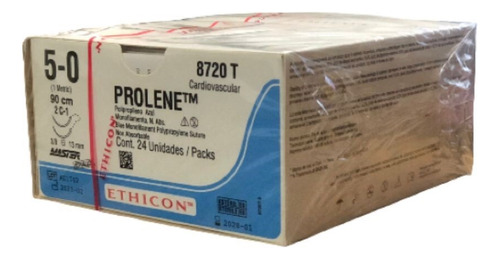 Sutura Polipropileno Prolene 5-0 Ethicon 8720 T X24 Unidades