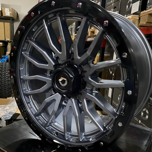Roda Diesel Off Road Aro 20 Tala 9 - 6x139.7 Offset -12 Cor Preto