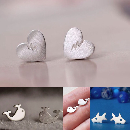 Aretes De Plata 950 Artesania Peruana Artesano Souvenir Amor