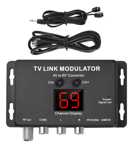 Modulador Modulador Tm80 Tv Link Rf Convertidor A Av