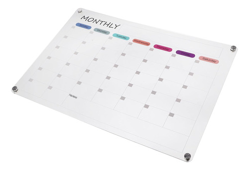 Tehaux White Board Refrigerator Dry Erase Calendar For Wall