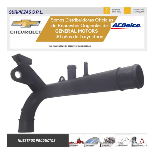 Caño Distribucion Agua Celta C/aa Compatible Chevrolet Celta
