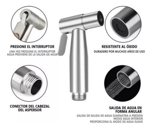 Set Accesorios Baño,ducha Bidet Arabe Para Inodoro Wc