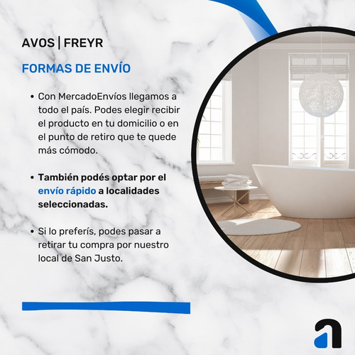Imagen 10 de 10 de Kit Accesorios Para Baños 6 Piezas Cromo Vidrio Freyr Avos