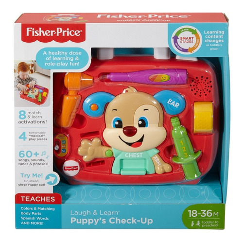 Fisher Price Perrito Botiquin Medico Valija Con Sonido Fpr01