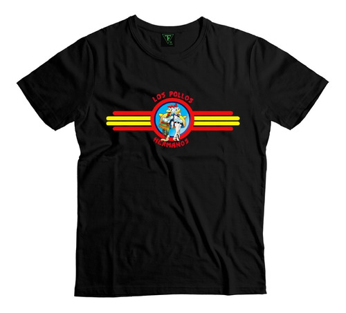 Polera Los Pollos Hermanos Franja B Bad Algodón Niño Niña