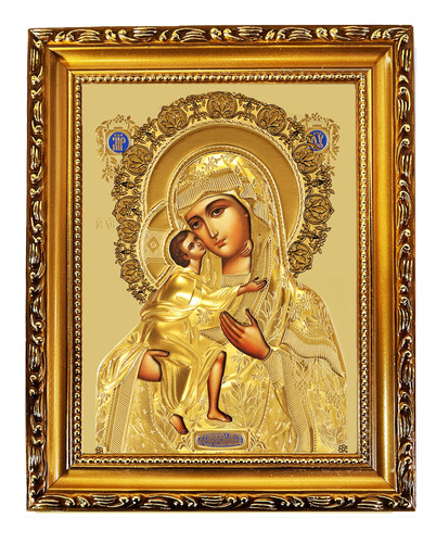 Icono Catlico De La Virgen Ortodoxa Y El Nio, Virgen Mara Cr