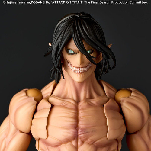 Attack Titan Eren Yeager Attack On Titan Revoltech Regular