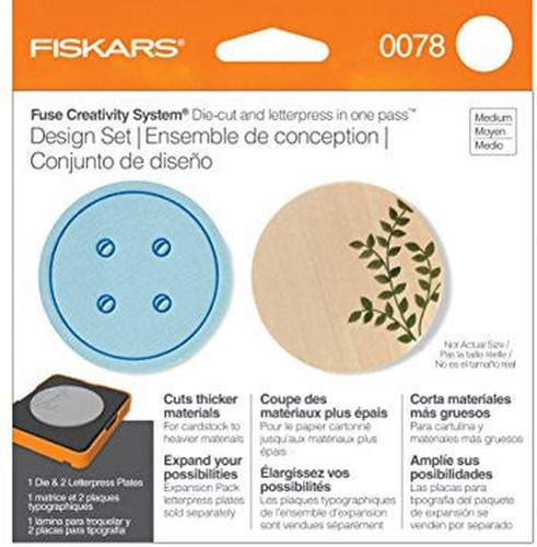 Scrapbook Suaje Prensa Círculo Hoja Troquel Tarjeta Fiskars