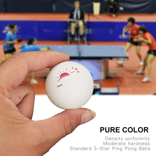 Yosoo Health Gear Pelotas De Pong A Granel 3 Estrellas Blanco