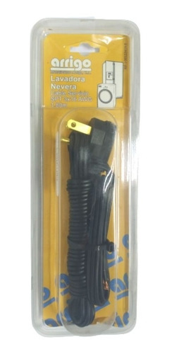 Cable Para Neveras-lavadoras Spt 3x16 Awg 1.80mts Arrigo