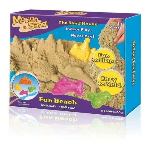 Imagen 1 de 3 de Motion Sand Arena Magica Fun Beach 500gr