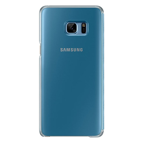 Funda Galaxy Note 7 S-view Flip Cover Clear Original Negra