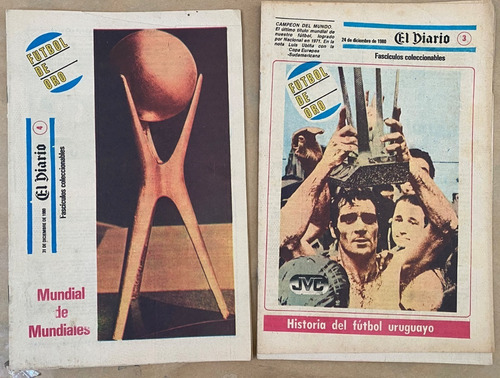 Fútbol De Oro, Uruguay, 6 Suplementos El Diario 1980, Ez4c