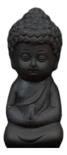 Mini Estatua De Buda De Arcilla Cerámica, Mascota De Té,
