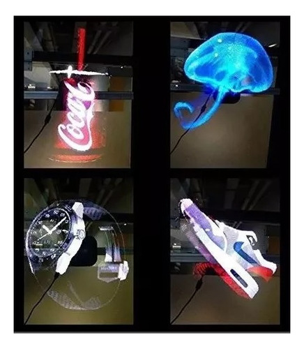 3d Holograma Proyector Fan Smart Wifi 1080x384 Mk43 384 Leds