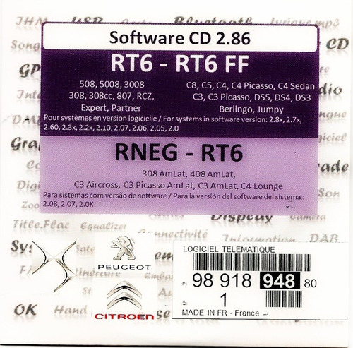 Actualización Firmware Peugeot 2.07 O 2.08 A 2.86 + Mapas